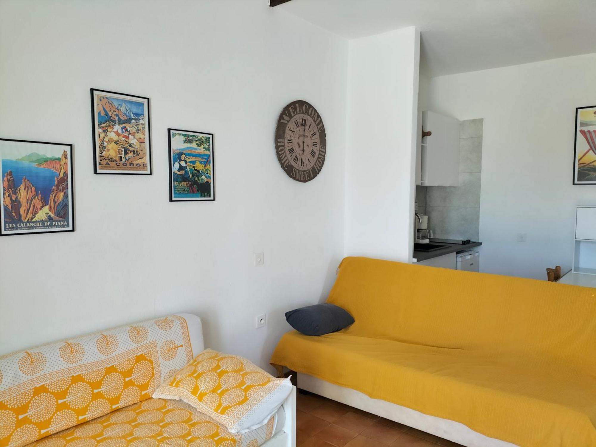 Studio Vue Mer A Porticcio Proche Aeroport Ajaccio Eksteriør billede